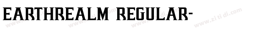 Earthrealm Regular字体转换